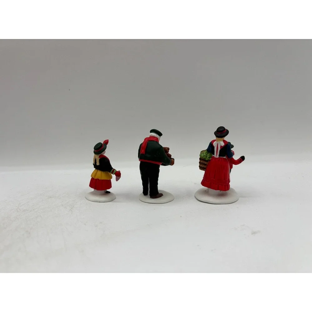 Department 56 1990 Vintage Heritage Village The Toy Peddler Set of 3 5616-2